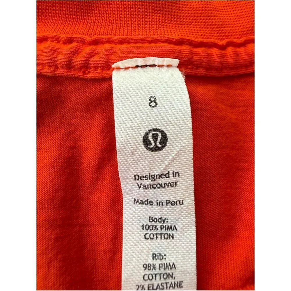Lululemon All Yours Long-Sleeve Shirt Solar Orange 8